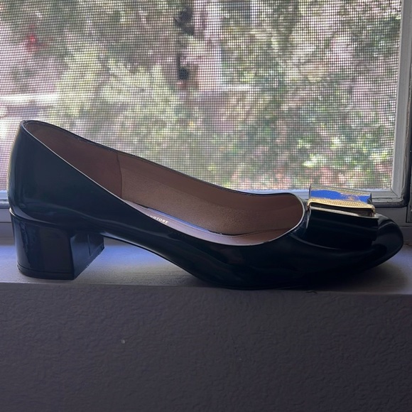 Black Patent leather Salvatore Ferragamo Heels - Picture 2 of 13